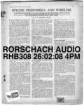 Rorschach Audio and the Cemetery of Sound