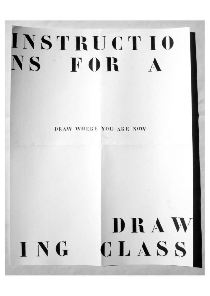 Instructions for a Drawing Class